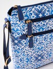Boston + Bailey Sorrento Gianna Crossbody Bag, Blue & White product photo View 05 S
