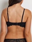 Perfects Lace Trim Push Up Strapless Bra, Black, A-C product photo View 02 S