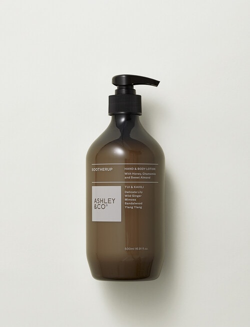 Ashley & Co Sootherup Hand & Body Lotion, Tui & Kahili, 500ml product photo