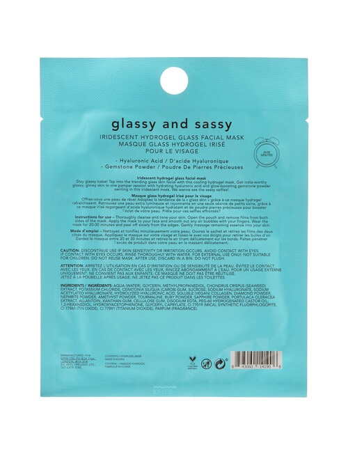 Holler and Glow Glassy And Sassy Face Mask product photo View 03 L