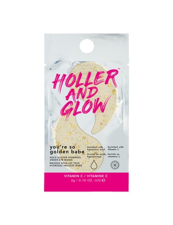 Holler and Glow You're So Golden Eye Mask product photo