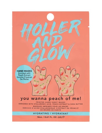Holler and Glow You Wanna Peach Of Me Hand Mask product photo