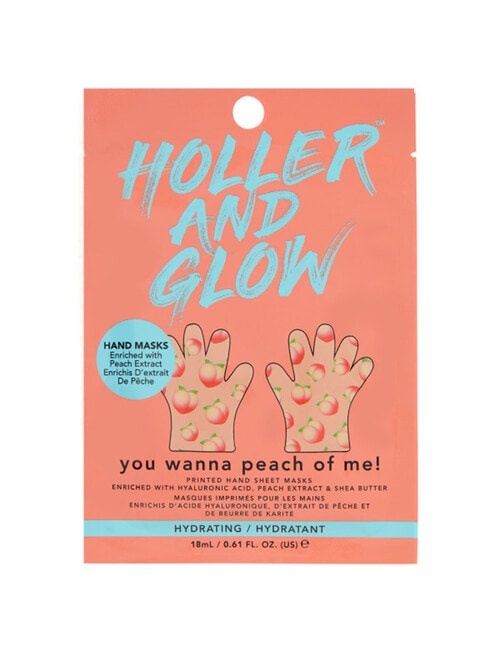 Holler and Glow You Wanna Peach Of Me Hand Mask product photo