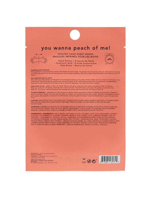 Holler and Glow You Wanna Peach Of Me Hand Mask product photo View 03 L