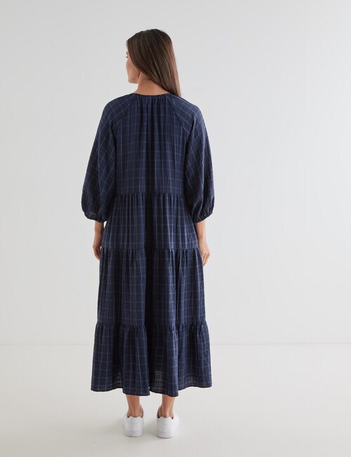 Whistle V Neck Midi Dress, Midnight Dresses