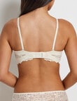 Perfects Lace Trim Push Up Strapless Bra, Ivory, A-C product photo View 02 S
