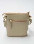Carte Front Pocket Crossbody Bag, Oat product photo View 02 S