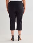 Studio Curve Bengaline Crop Pant, Black product photo View 02 S