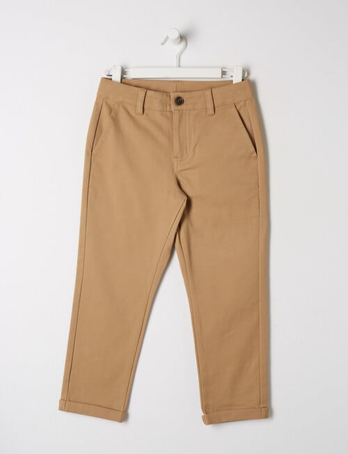 Mac & Ellie Woven Chino Pant, Tan product photo