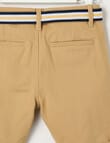 Mac & Ellie Belted Woven Chino Short, Tan product photo View 02 S