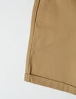 Mac & Ellie Belted Woven Chino Short, Tan product photo View 04 S