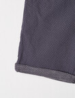 Mac & Ellie Woven Dobby Short, Navy product photo View 03 S