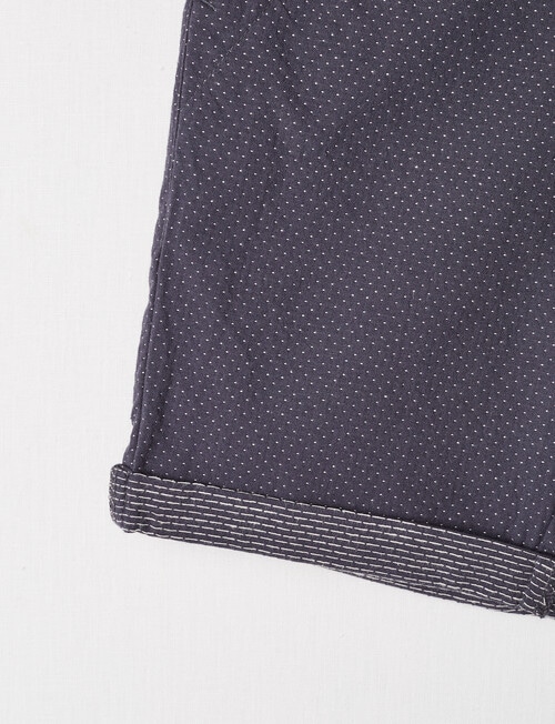 Mac & Ellie Woven Dobby Short, Navy product photo View 03 L