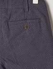 Mac & Ellie Woven Dobby Short, Navy product photo View 04 S