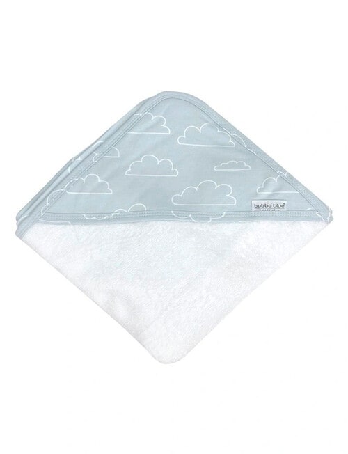 Bubba Blue Nordic Hooded Towel, Sky product photo View 02 L