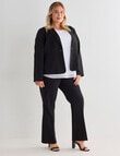 Studio Curve Collection Classic 2-Way Stretch Pant, Black product photo View 03 S