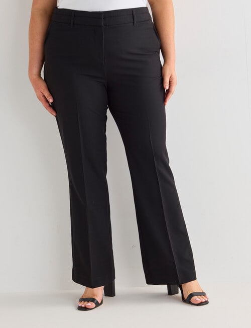 Studio Curve Collection Classic 2-Way Stretch Pant, Black product photo View 05 L