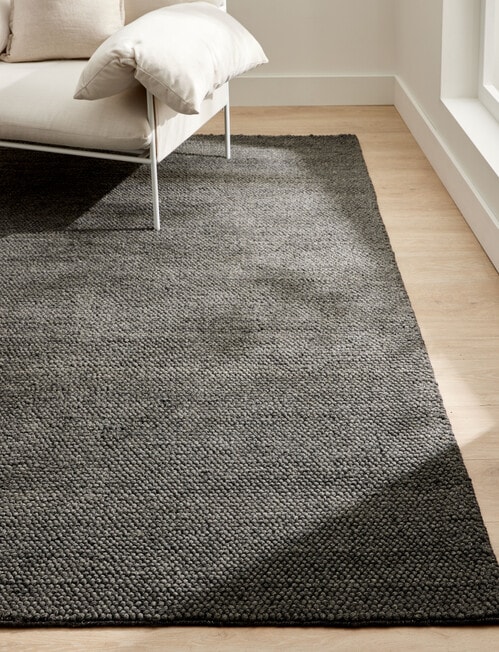 M&Co Moeraki Rug, Slate product photo