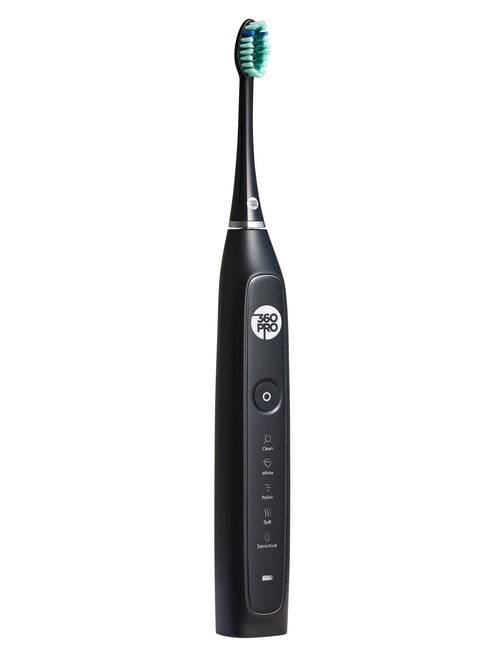 360PRO Evo Sonic Electric Toothbrush, Black, 360PROST073B product photo View 05 L