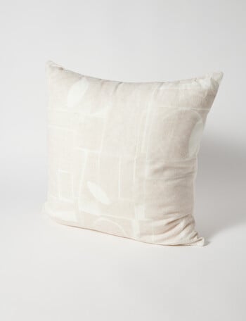 M&Co Balboa Cushion, Oatmeal product photo