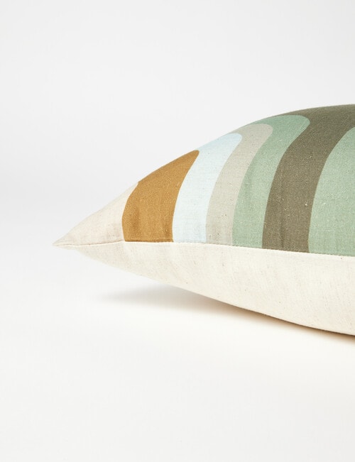 M&Co Crescenta Cushion, Olive product photo View 03 L