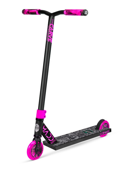 MADD Carve Ultimate Slither Scooter, Black & Pink product photo