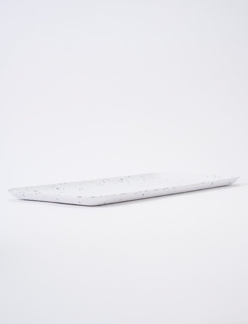 Terrace Journey Rectangular Tray, 37cm, White & Green product photo View 03 L