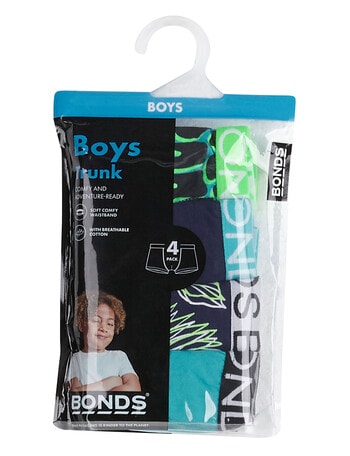 Bonds Logo Trunk, 4-Pack, Green 4-16 product photo