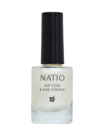 Natio Top Coat & Nail Colour, Dazzle, 10ml product photo