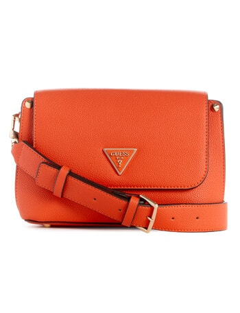 Guess Meridian Flap Shoulder Bag, Orange product photo