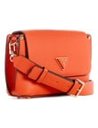 Guess Meridian Flap Shoulder Bag, Orange product photo View 03 S