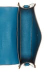 Guess Meridian Flap Shoulder Bag, Teal product photo View 04 S