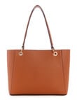 Guess Noelle Small Noel Tote Bag, Cognac product photo View 02 S