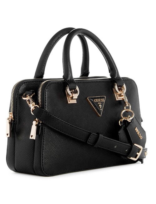 Guess Brynlee Small Status Satchel Bag, Black product photo View 03 L