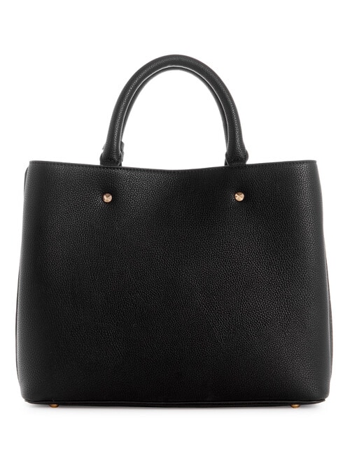 Guess Meridian Girlfriend Satchel Bag, Black - Handbags