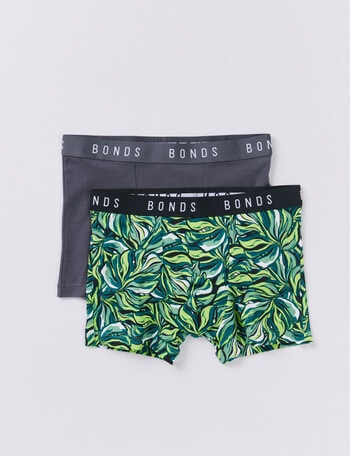 Bonds Hipster Cotton Trunk, 2-Pack, Palm-O Lime, 4-16 product photo