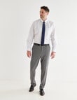 Chisel Tailored Puppytooth Flat Front Pant, Light Grey product photo View 03 S