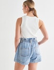 Mineral Hazel Rib Tank Top, Off White product photo View 02 S