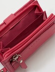 Carte Leather Tab & Dome Wallet, Fuchsia product photo View 05 S