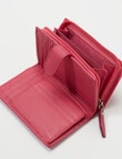 Carte Leather Tab & Dome Wallet, Fuchsia product photo View 06 S