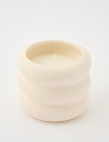 Terrace Journey Citronella Candle, 12cm, White product photo