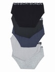 Bonds Brief, 5-Pack, Black & Grey, 2-12 product photo View 02 S