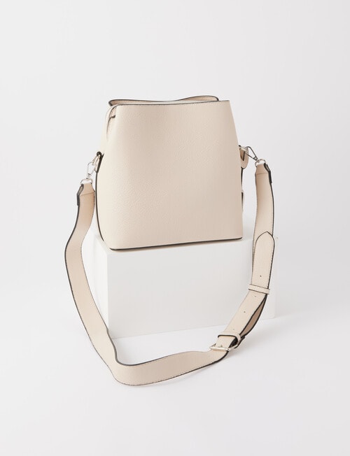 Boston + Bailey Evelyn Crossbody Bag, Taupe product photo View 02 L