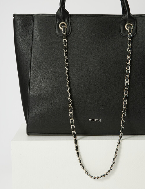 Whistle Accessories Amelia Tote, Black product photo View 02 L