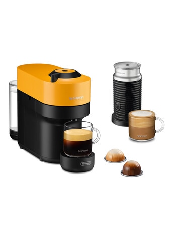 Nespresso Vertuo Pop Coffee Machine Bundle, Yellow, ENV90YAE product photo