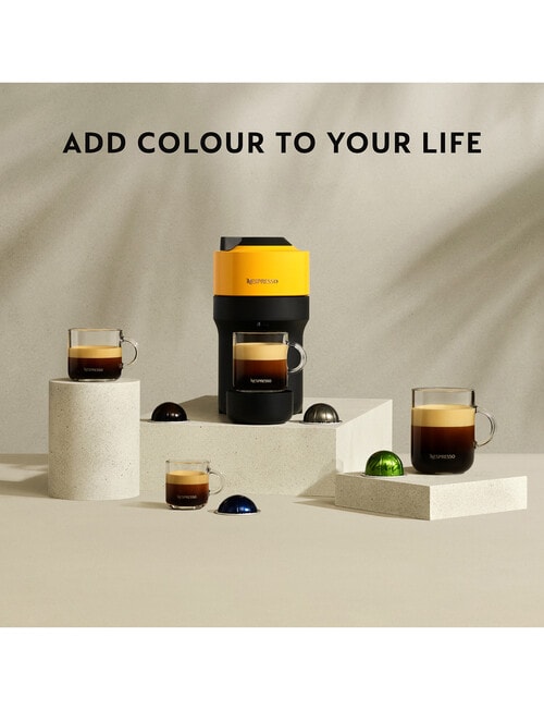 Nespresso Vertuo Pop Coffee Machine Bundle, Yellow, ENV90YAE product photo View 08 L