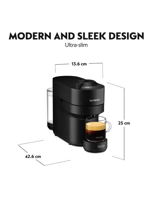 Nespresso Vertuo Pop Coffee Machine Bundle, Black, ENV90BAE product photo View 07 L