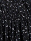 Switch Chiffon Ditsy Floral Dress, Black product photo View 05 S