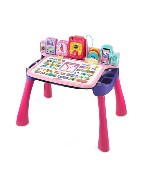 Vtech Learn and Draw Activity Desk, Pink product photo View 06 L