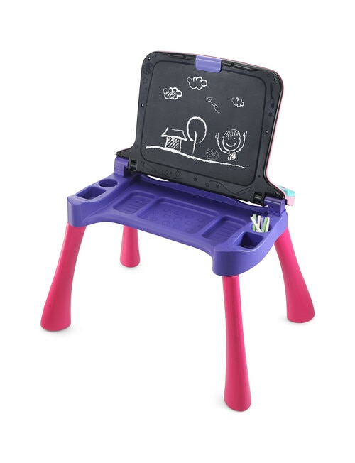 Vtech Learn and Draw Activity Desk, Pink product photo View 09 L